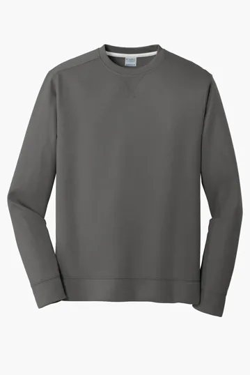 Port & Co Performance Fleece Crewneck Sweatshirt — view 2