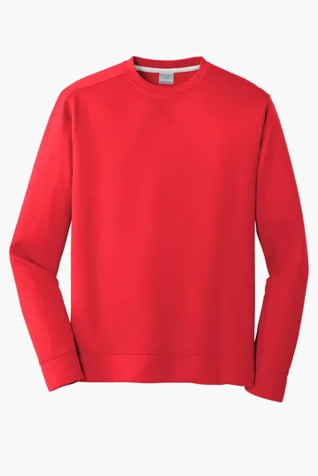 Port & Co Performance Fleece Crewneck Sweatshirt — view 5