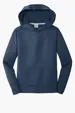 Port & Co Youth Performance Fleece Pullover Hooded Sweatshirt — view 3