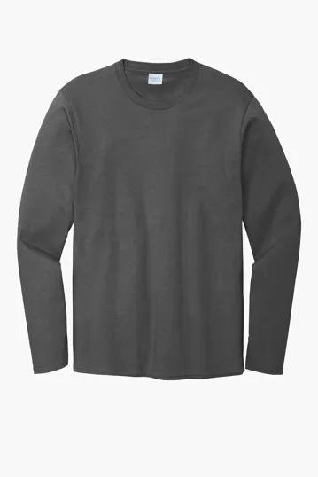 Port & Co Long Sleeve Bouncer Tee — view 3