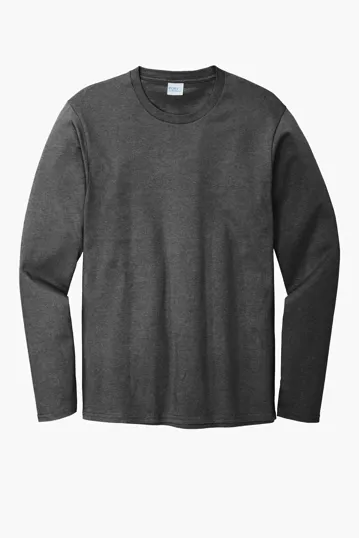 Port & Co Long Sleeve Bouncer Tee — view 4