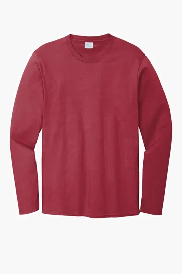 Port & Co Long Sleeve Bouncer Tee — view 7
