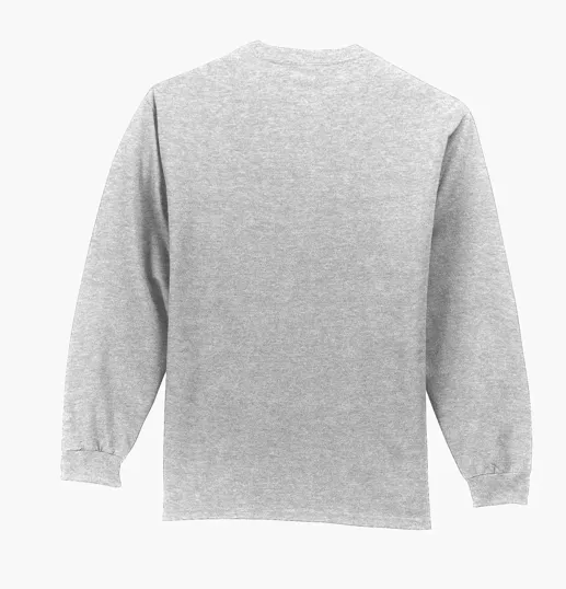 Port & Co Long Sleeve Essential Pocket Tee — view 7