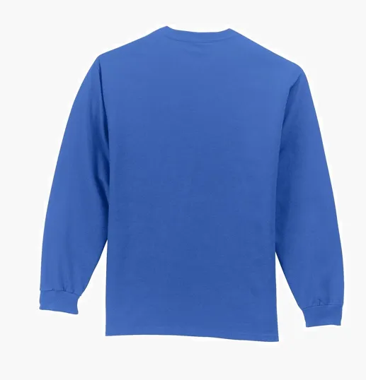 Port & Co Long Sleeve Essential Pocket Tee — view 11