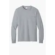 Port & Co Tall Long Sleeve Essential Pocket Tee — view 3