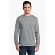 Port & Co Tall Long Sleeve Essential Pocket Tee