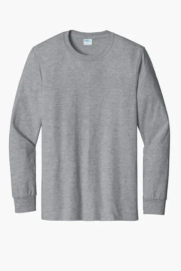 Port & Co Tall Long Sleeve Essential Tee — view 4