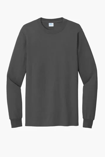 Port & Co Tall Long Sleeve Essential Tee — view 6