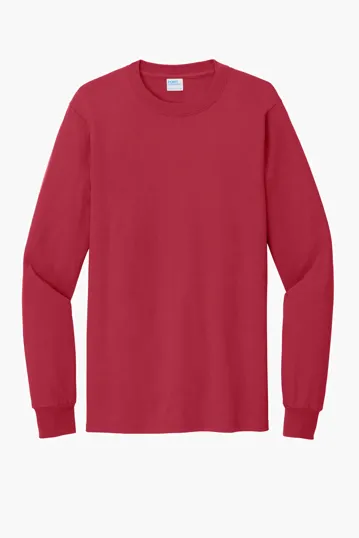 Port & Co Tall Long Sleeve Essential Tee — view 17