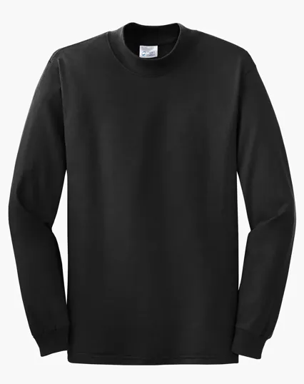 Port & Co Essential Mock Turtleneck — view 3