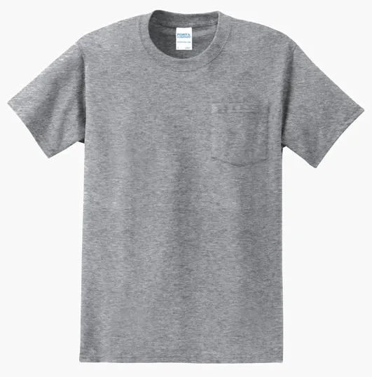 Port & Co Tall Essential Pocket Tee — view 3