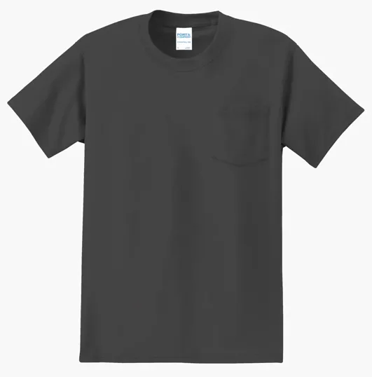Port & Co Tall Essential Pocket Tee — view 5