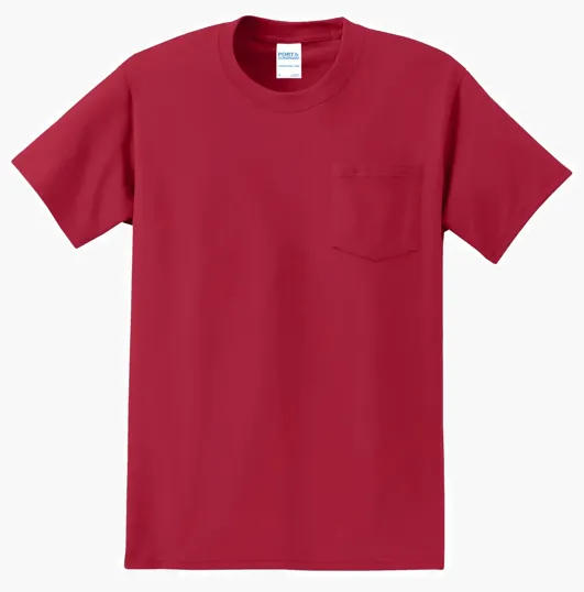 Port & Co Tall Essential Pocket Tee — view 13