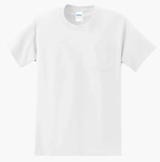 Port & Co Tall Essential Pocket Tee — view 16