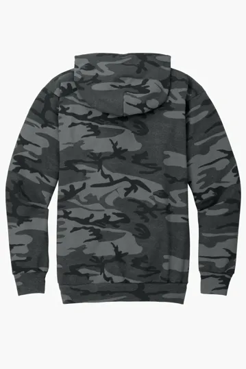 Port & Co Core Fleece Camo Pullover Hooded Sweatshirt — view 9