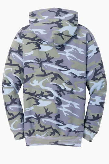 Port & Co Core Fleece Camo Pullover Hooded Sweatshirt — view 16