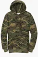 Port & Co Core Fleece Camo Pullover Hooded Sweatshirt — view 4