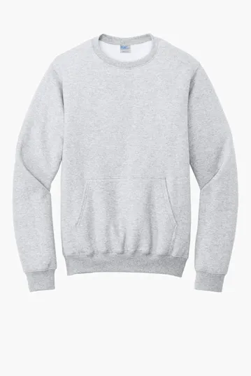 Port & Co Core Fleece Crewneck Pocket Sweatshirt — view 16
