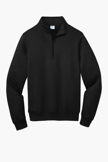 Port & Co Core Fleece 1/4-Zip Pullover Sweatshirt — view 8