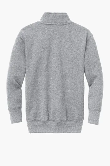 Port & Co Youth Core Fleece 1/4-Zip Pullover Sweatshirt — view 9