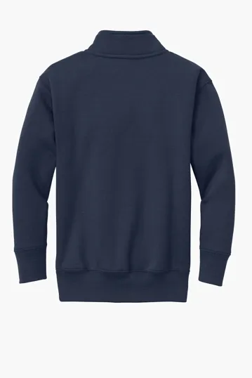 Port & Co Youth Core Fleece 1/4-Zip Pullover Sweatshirt — view 13