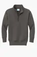 Port & Co Youth Core Fleece 1/4-Zip Pullover Sweatshirt — view 3