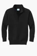 Port & Co Youth Core Fleece 1/4-Zip Pullover Sweatshirt — view 5