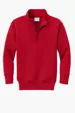 Port & Co Youth Core Fleece 1/4-Zip Pullover Sweatshirt — view 7