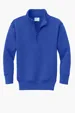 Port & Co Youth Core Fleece 1/4-Zip Pullover Sweatshirt — view 8