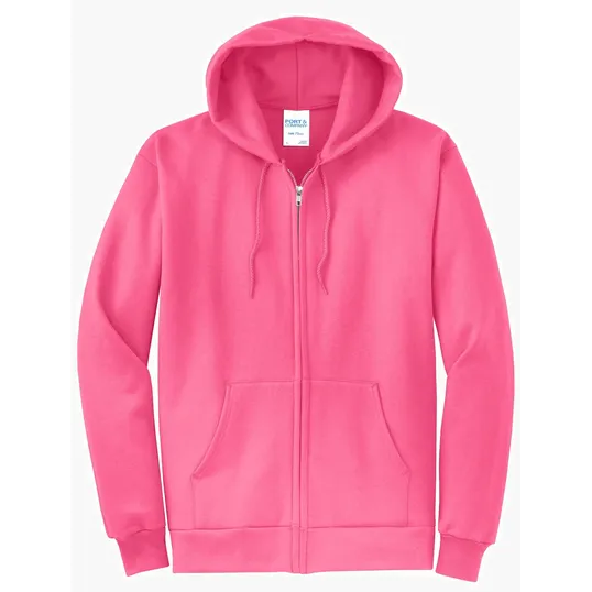 Port & Co Core Fleece Full-Zip Hooded Sweatshirt — view 10