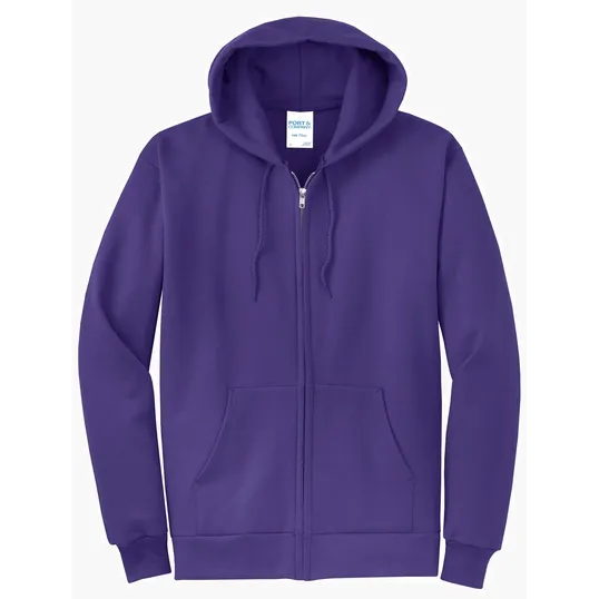 Port & Co Core Fleece Full-Zip Hooded Sweatshirt — view 12