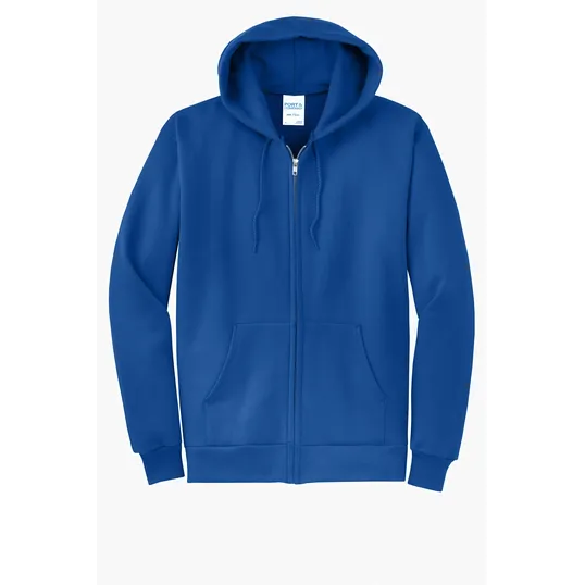 Port & Co Core Fleece Full-Zip Hooded Sweatshirt — view 56