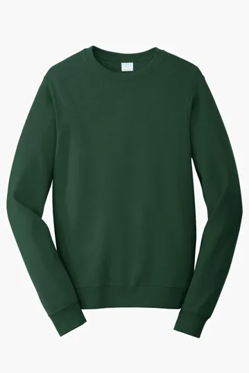 Port & Co Fan Favorite Fleece Crewneck Sweatshirt — view 6