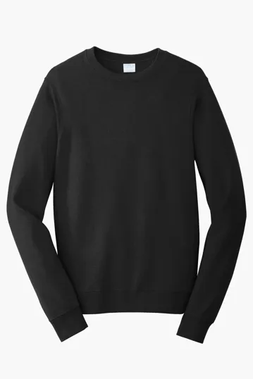 Port & Co Fan Favorite Fleece Crewneck Sweatshirt — view 7