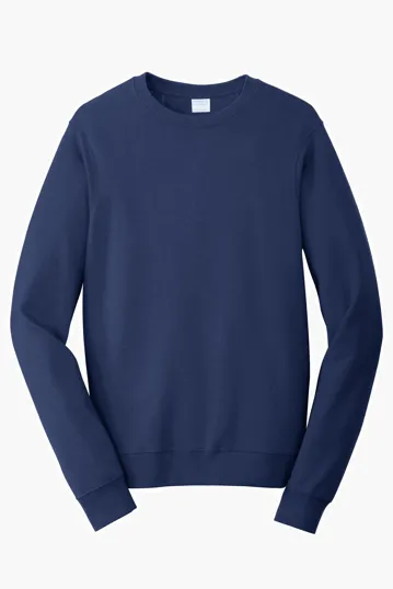Port & Co Fan Favorite Fleece Crewneck Sweatshirt — view 10