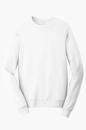Port & Co Fan Favorite Fleece Crewneck Sweatshirt — view 12