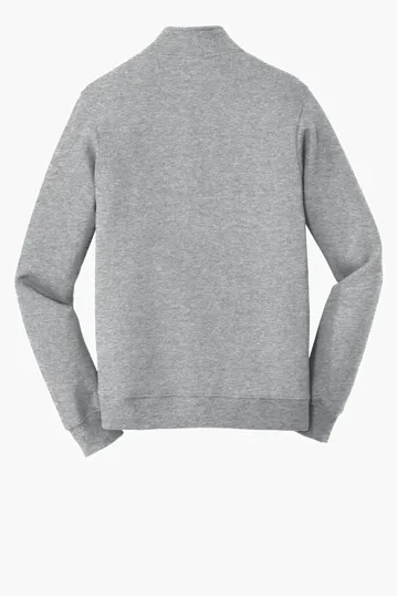 Port & Co Fan Favorite Fleece 1/4-Zip Pullover Sweatshirt — view 9