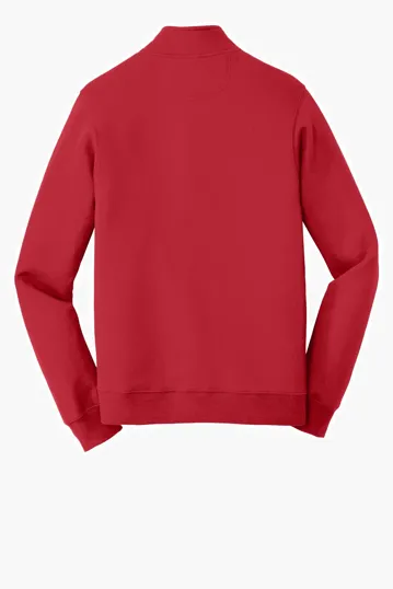 Port & Co Fan Favorite Fleece 1/4-Zip Pullover Sweatshirt — view 10
