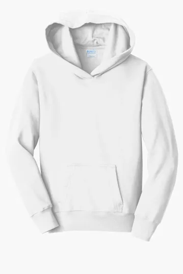 Port & Co Youth Fan Favorite Fleece Pullover Hooded Sweatshirt — view 9