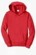 Port & Co Youth Fan Favorite Fleece Pullover Hooded Sweatshirt — view 3