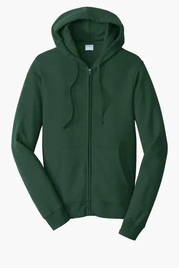 Port & Co Fan Favorite Fleece Full-Zip Hooded Sweatshirt — view 5