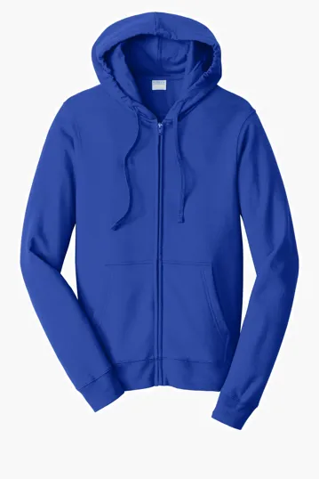 Port & Co Fan Favorite Fleece Full-Zip Hooded Sweatshirt — view 11