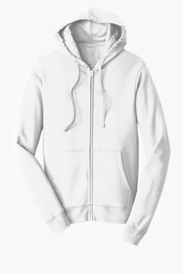 Port & Co Fan Favorite Fleece Full-Zip Hooded Sweatshirt — view 12