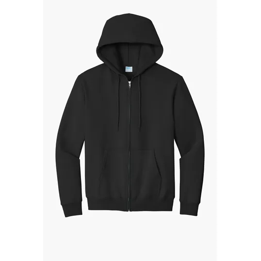 Port & Co Essential Fleece Full-Zip Hooded Sweatshirt — view 5