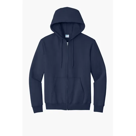 Port & Co Essential Fleece Full-Zip Hooded Sweatshirt — view 6