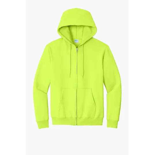 Port & Co Essential Fleece Full-Zip Hooded Sweatshirt — view 9