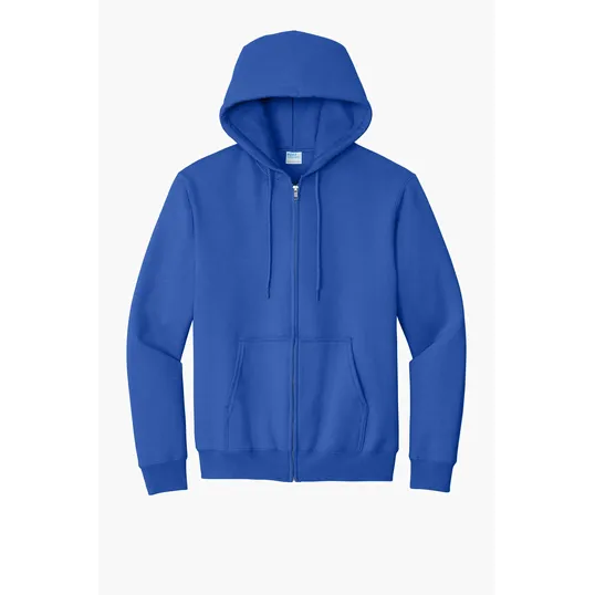 Port & Co Essential Fleece Full-Zip Hooded Sweatshirt — view 8