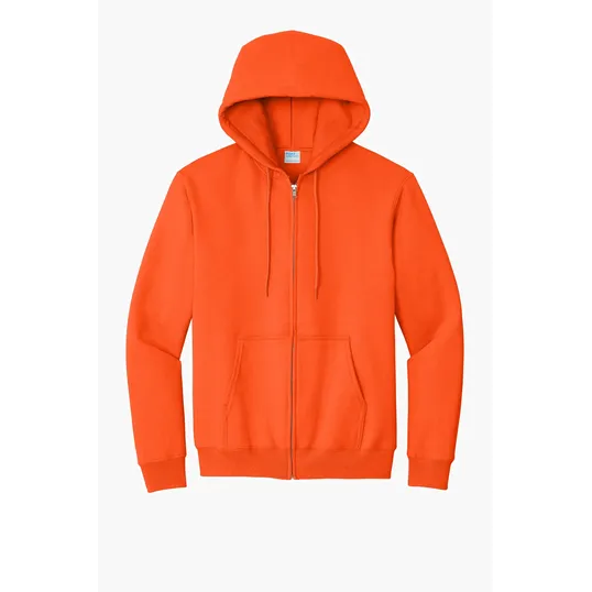 Port & Co Essential Fleece Full-Zip Hooded Sweatshirt — view 10