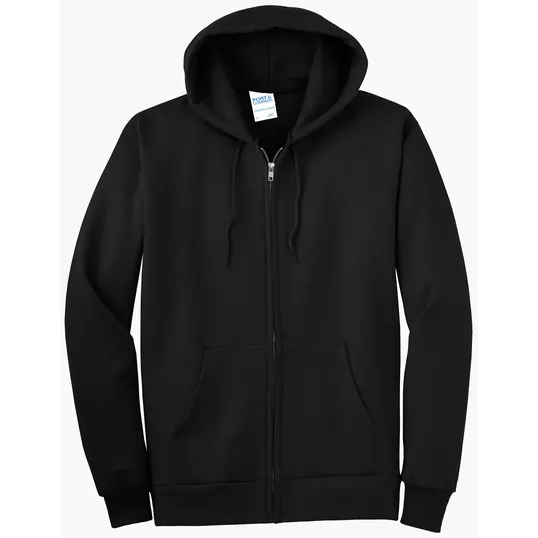 Port & Co Tall Essential Fleece Full-Zip Hooded Sweatshirt — view 5