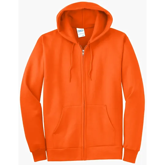 Port & Co Tall Essential Fleece Full-Zip Hooded Sweatshirt — view 10